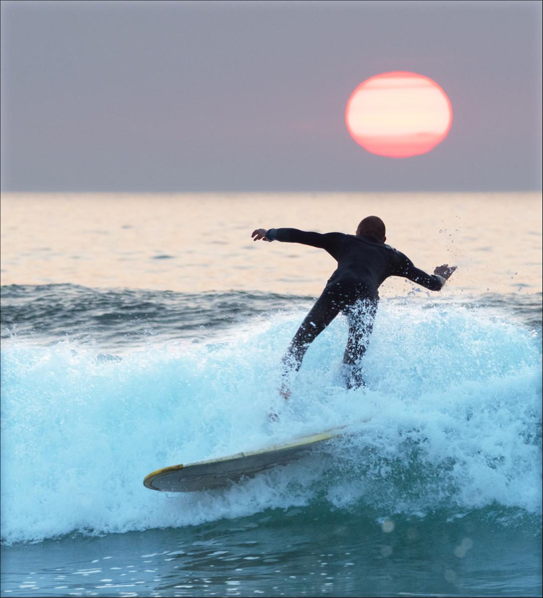 Last wave of the day (Sistral Beach)-Mark Rivers